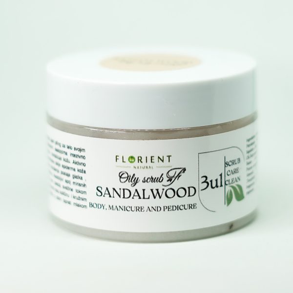 florient prirodna kozmetika piling za telo ruke i noge sandalwood